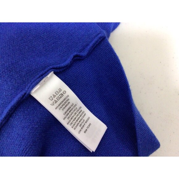 Tahari Blue Turtleneck Sweater Womens Small New - Picture 6 of 8